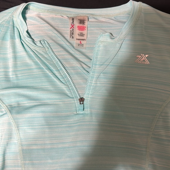 Sky Blue Zero Xposur swim shirt - Picture 2 of 2